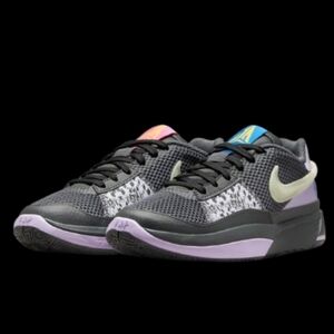 Nike JA 1 Personal Touch Kids Size 6Y/Womens 7.5 Iron Grey Lilac Bloom Blue Pink